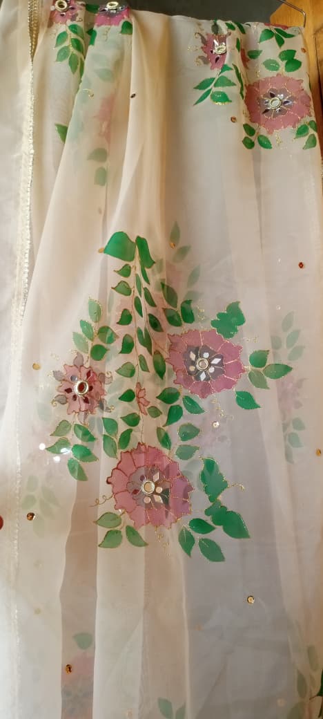 Meherbano Floral Dupatta