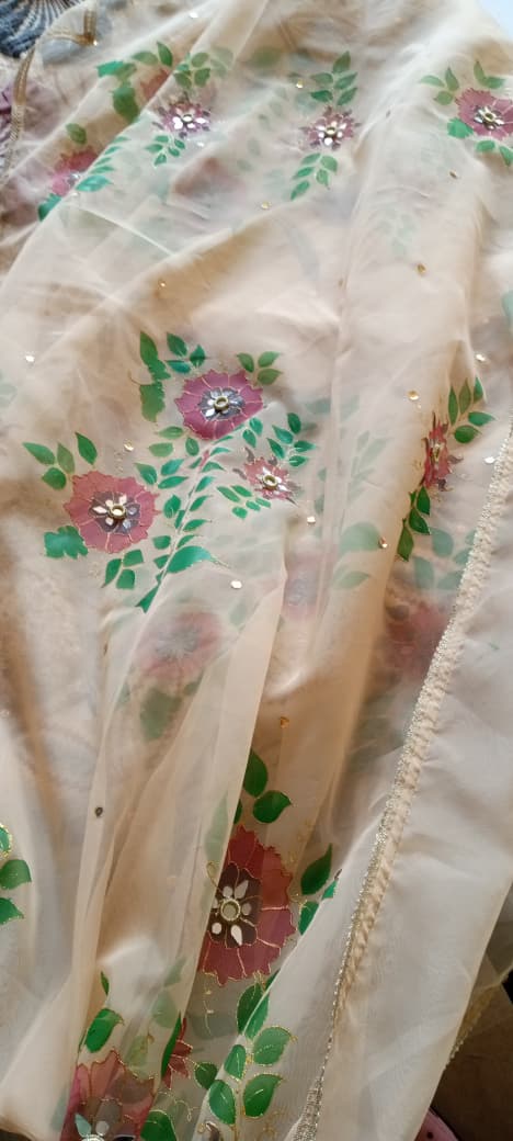 Meherbano Floral Dupatta