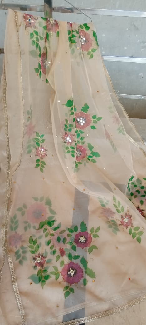 Meherbano Floral Dupatta
