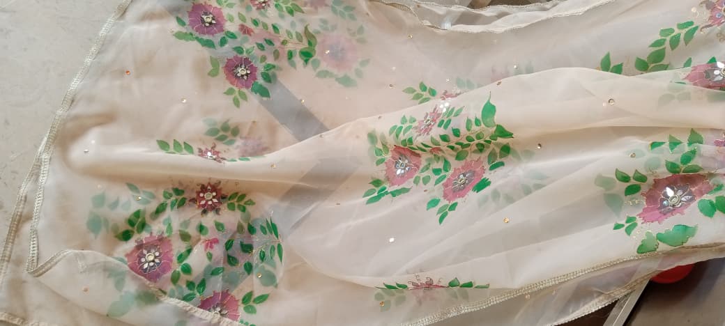 Meherbano Floral Dupatta