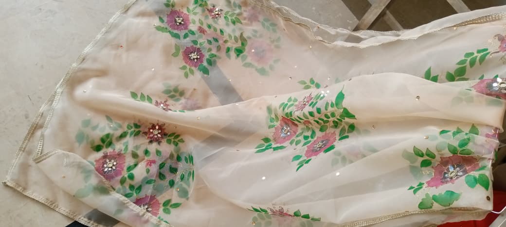 Meherbano Floral Dupatta