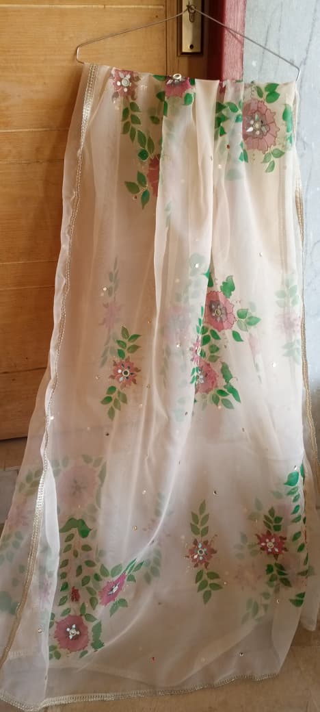 Meherbano Floral Dupatta