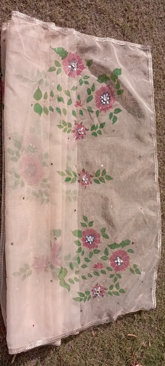 Meherbano Floral Dupatta
